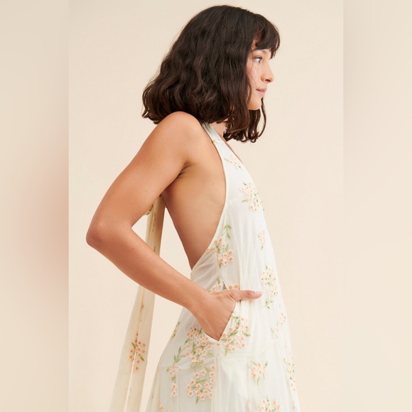 Free People Embroidered Holding On Convertible Maxi Dress - Picture 14 of 15